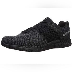 Reebok Men's Print Run Ultraknit running Shoe, Black, 10 M US